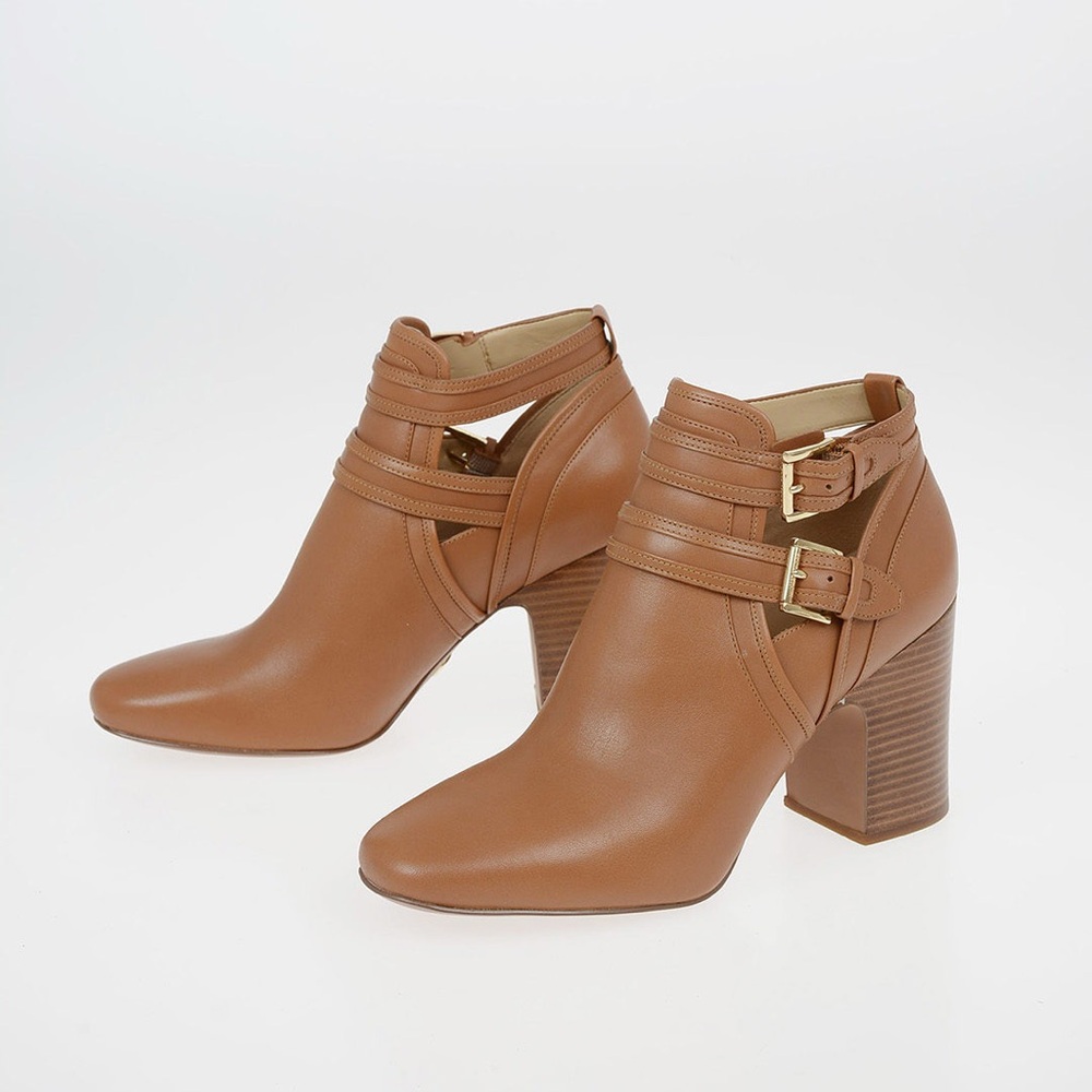 Brown Leather Ankle Boots